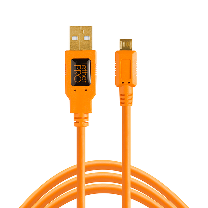 TetherTools CU5430ORG TetherPro USB 2.0 to Micro-B 5-Pin(オレンジ)