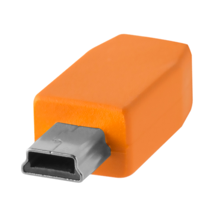 TetherTools CUC2415-ORG TetherPro USB-C to 2.0 Mini-B 5-Pin(オレンジ)