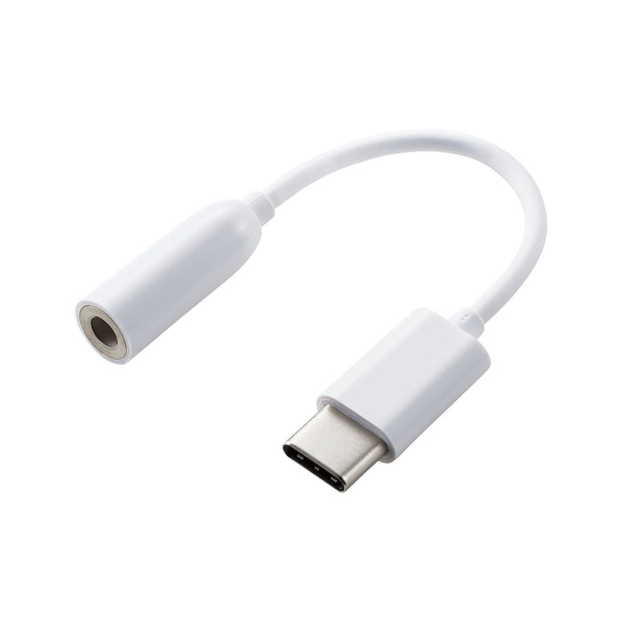 ELECOM EHP-C35WH イヤホン・ヘッドホン用 USB Type-C変換ケーブル ホワイト