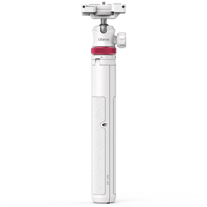 Ulanzi 2503A MT-44 7段階高さ調整 スマホホルダー付きミニ三脚 ホワイト
