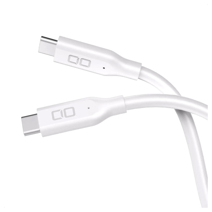 CIO CIO-SL240W-CC1-WH シリコンケーブル CtoC 240W 1m ホワイト
