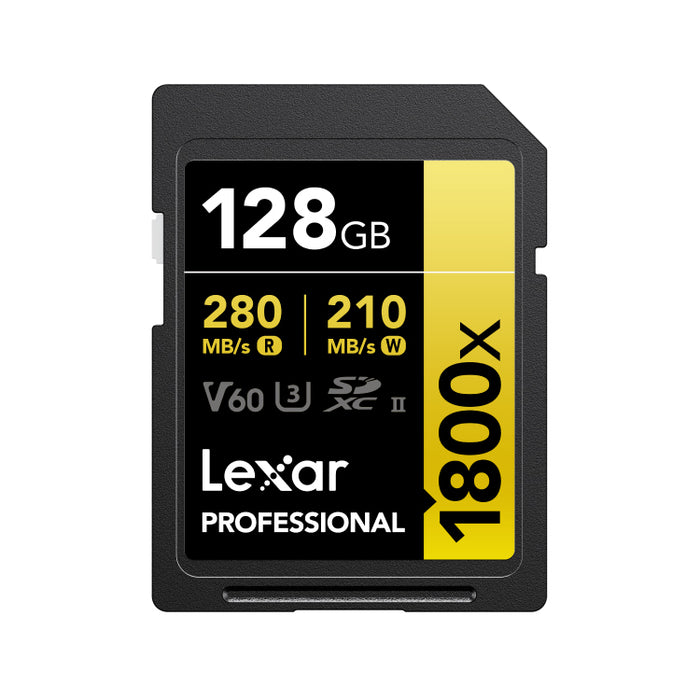 Lexar LSD1800128G-B1NNJ Professional 1800x SDXC UHS-II 128GB