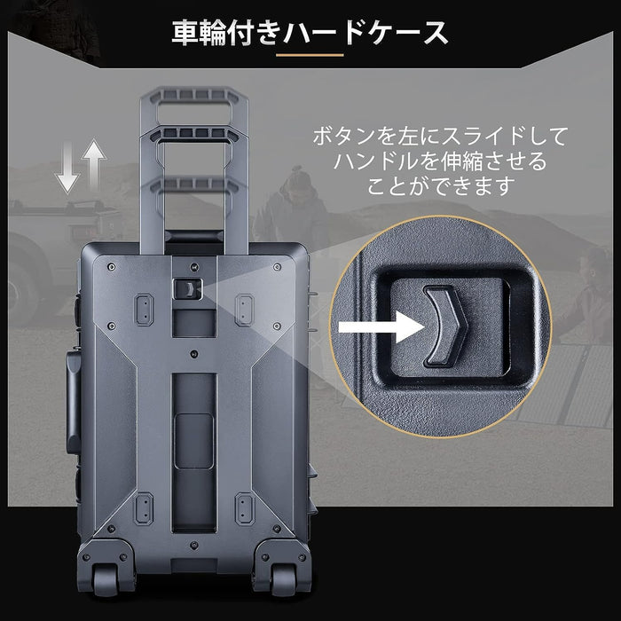 Lykus HC-5230 防水キャリーオンケース 内寸:51.7×35.8×35 cm