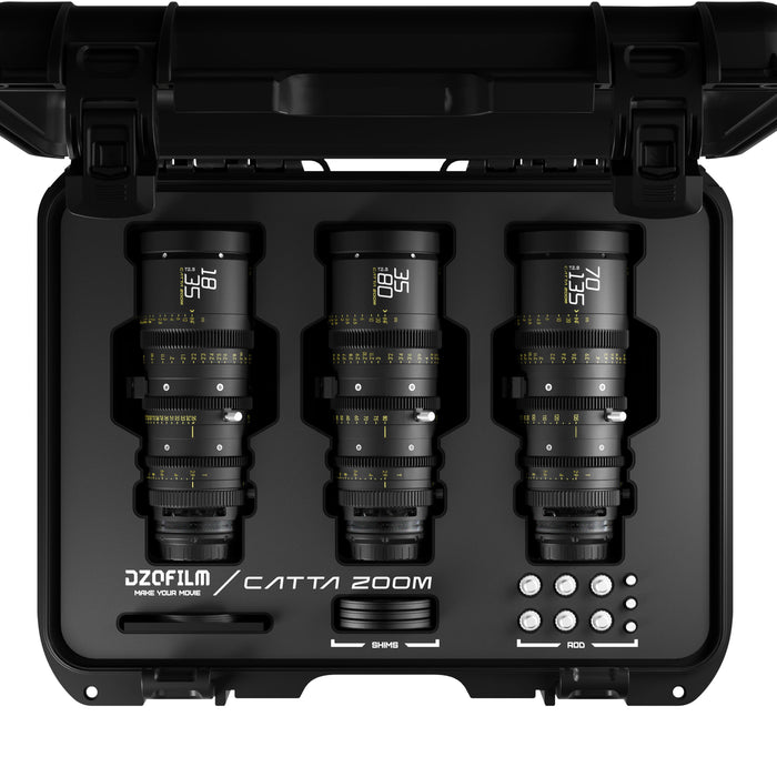 DZOFILM DZO-FFCatta2E3-BLK Catta FF ZoomBundles 18-35mm/35-80mm/70-135mm T2.9 Eマウント(ブラック)