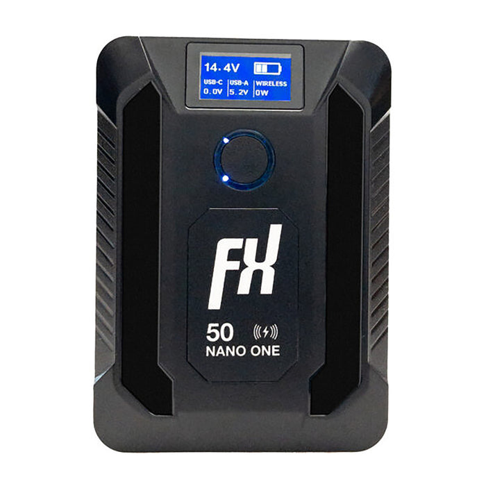 【決算セール2024】FXLION NANO ONE Wireless NANO Vマウントバッテリー14.8V 50Wh ワイヤレス充電対応