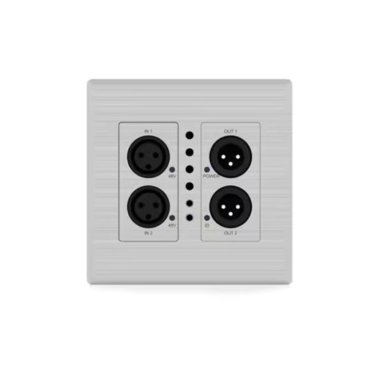 ADTECHNO DA22XLR-WP-US ウォールプレート型 XLR Dante コンバータ