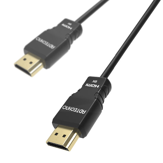 ADTECHNO AHS2-015M 48Gbps 対応 ウルトラスリム高強度光ファイバHDMI ケーブル 15m