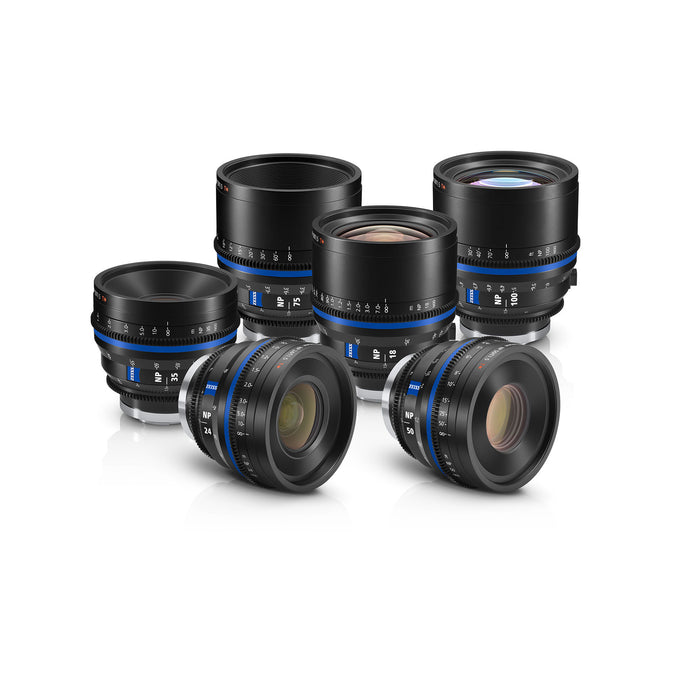 Carl Zeiss 2595-736 ZEISS Nano Prime 6 lenses set w/case (Meter Scale) ツァイス ナノプライム6本セット・ケース付 (Meter表記)