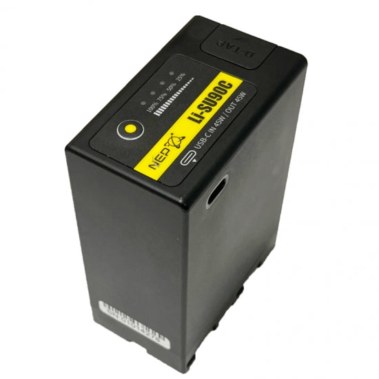 NEP Li-SU90C SONY BPUシリーズ対応バッテリー(14.4V 6.2Ah 90Wh)