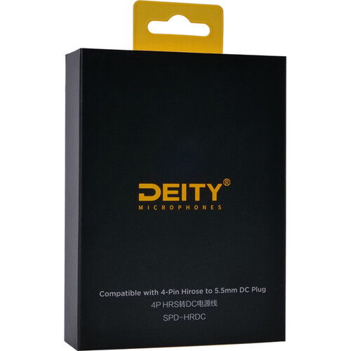Deity Microphones DTS0287D66 SPD-HRDC 4ピン ヒロセ to 5.5mm ロッキング DC バレルジャックケーブル