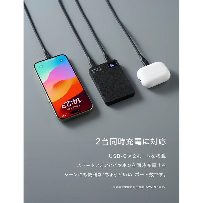 CIO CIO-MB20W2C-5000-WH WHITE SMARTCOBY SLIM 5000mAh(ホワイト)