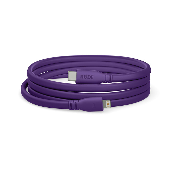 RODE SC19-PU SC19 USB-C - Lightninケーブル パープル