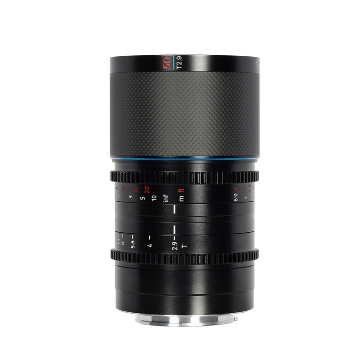SIRUI Saturn X50B-JP カーボンファイバーアナモルフィックレンズ 1.6x Full Frame 50mm X/ブルー