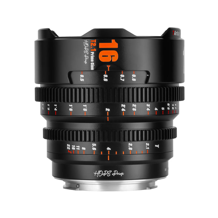 7artisans 7A-HP16T21-RF-B HOPE Prime 16mm T2.1シネマレンズ(キヤノンRFマウント/ブラック)