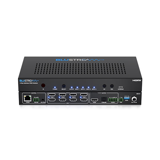 Blustream MV41 4K HDMI マルチビューワ・スイッチャー