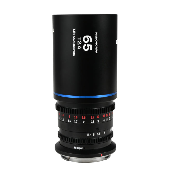 LAOWA LAO0507 Nanomorph 65mm T2.4 1.5x Cine(フレアカラー:ブルー/MFTマウント)