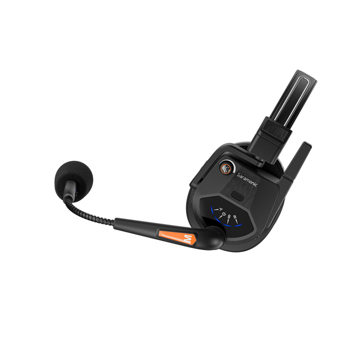 Saramonic 1.9GHz フルデュプレックスワイヤレスインカムシステム WiTalk9 シングルイヤーヘッドセット(マスター)