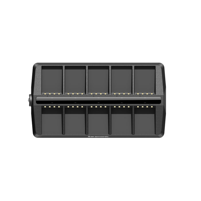 Saramonic 1.9GHz フルデュプレックスワイヤレスインカムシステム WiTalk9用バッテリーチャージャー(10スロット)