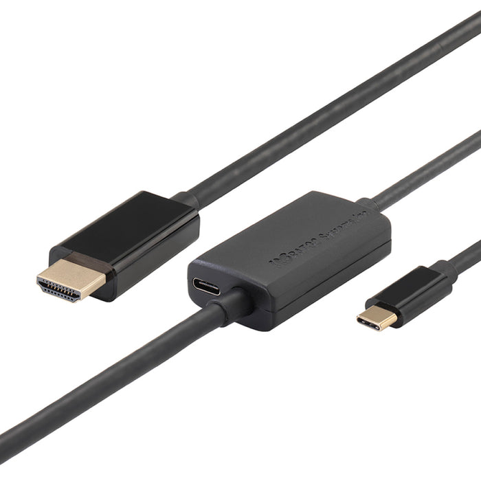 RATOC Systems RS-UCHD4K60-2M USB Type-C to HDMI 変換ケーブル(PD対応)2m