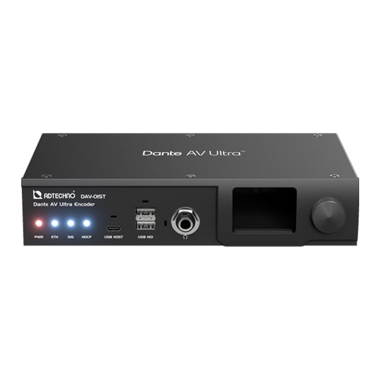 ADTECHNO DAV-01ST Dante AV Ultra HDMI/SDIエンコーダ