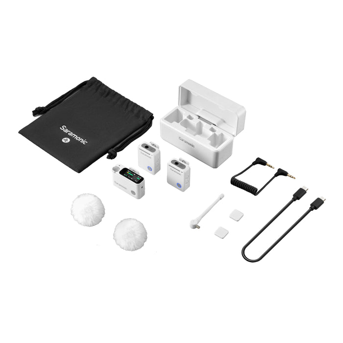 Saramonic タイムコード内蔵2chワイヤレスマイクシステム Saramonic Ultra(ホワイト)