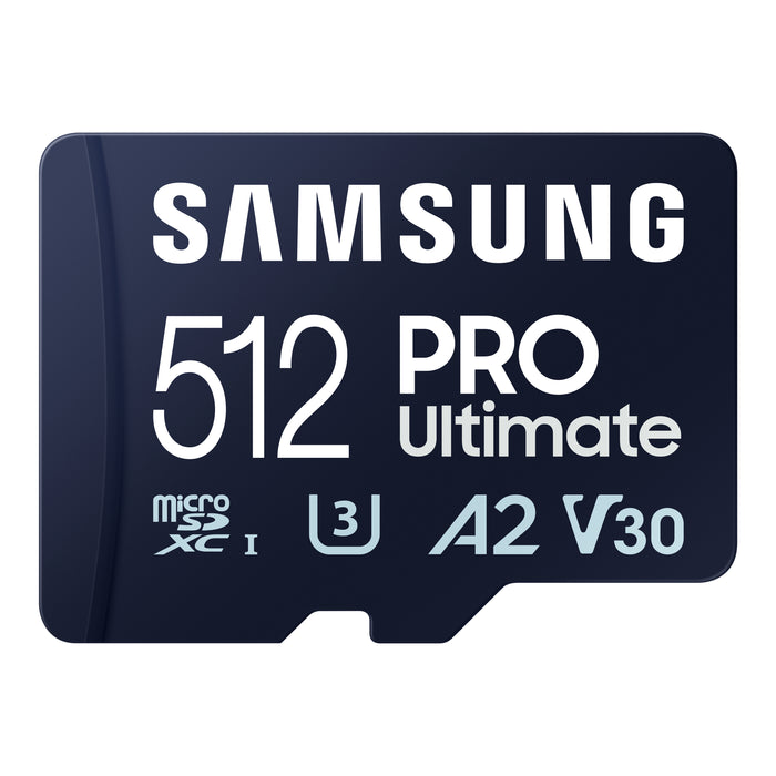 Samsung MB-MY512SA-IT microSD PRO Ultimate 512GB Class 10/U3/V30/A2(UHS-I)