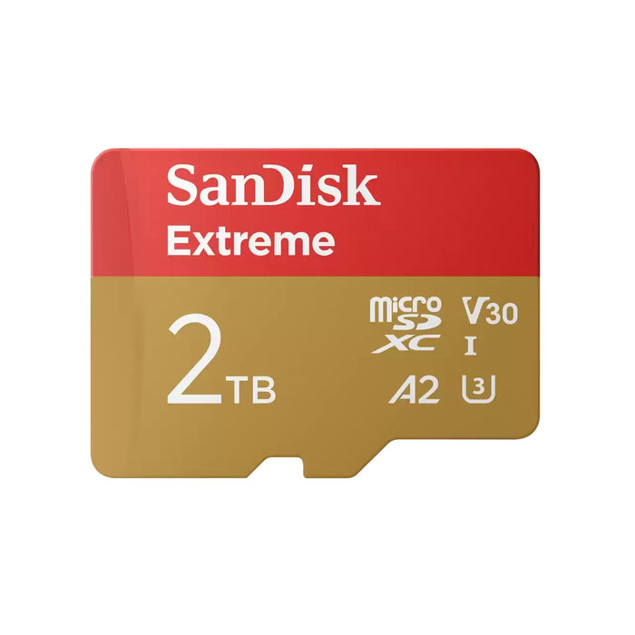 SanDisk SDSQXAV-2T00-JN3MD Extreme microSDXC UHS-Iカード 2TB