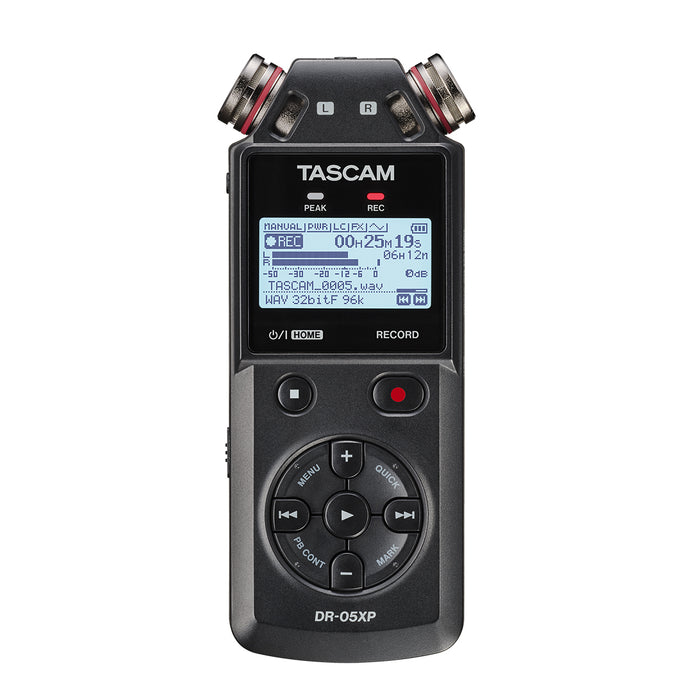 TASCAM DR-05XP 32ビットフロート録音対応ステレオポータブルレコーダー