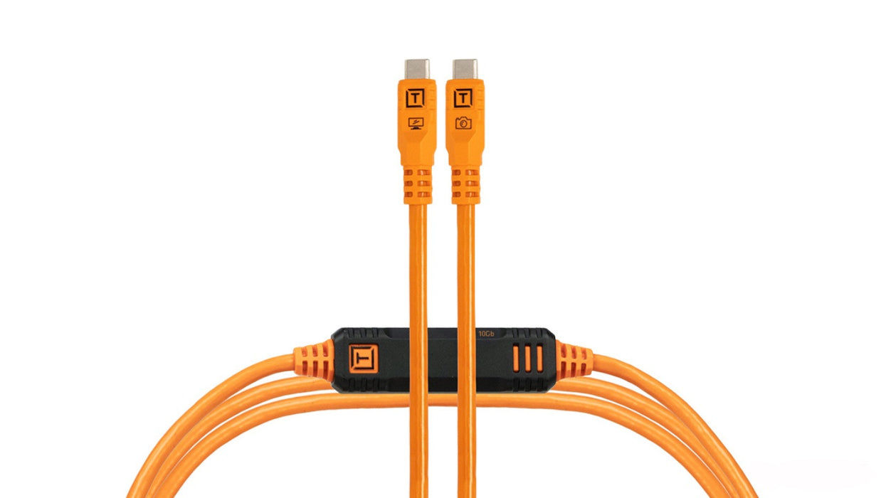 TetherTools CUC15G2-ORG テザープロ オプティマ 10G USB-C ケーブル(4.6m/オレンジ)