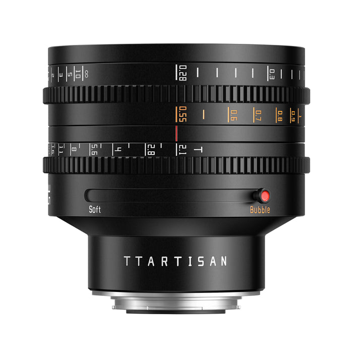 TTArtisan TT-35T21-X-B 35mm T2.1 シネマレンズ 富士フイルムXマウント