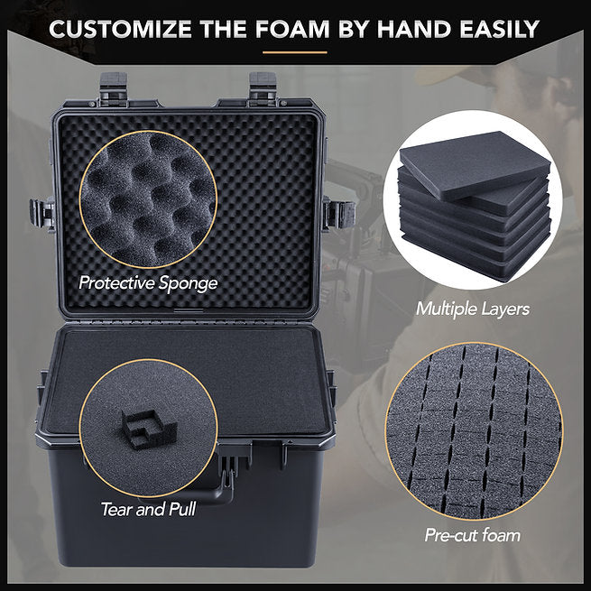 Lykus HC-5030 防水ハードケース 内寸:49x39x35.cm