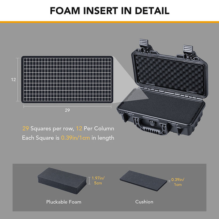 Lykus HC-3011 防水ハードケース 内寸:31x13.9x8.9cm