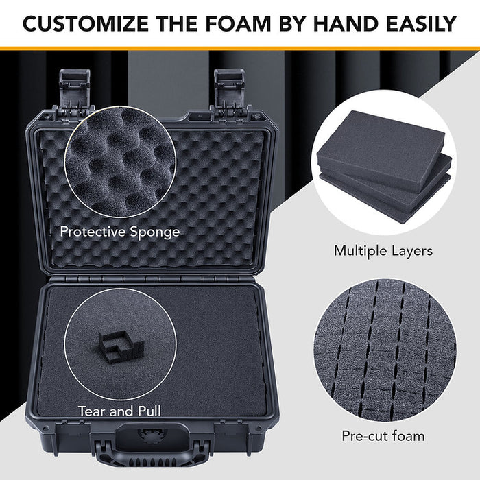 Lykus HC-2810 防水ハードケース 内寸:28.4x22.4x10.1cm