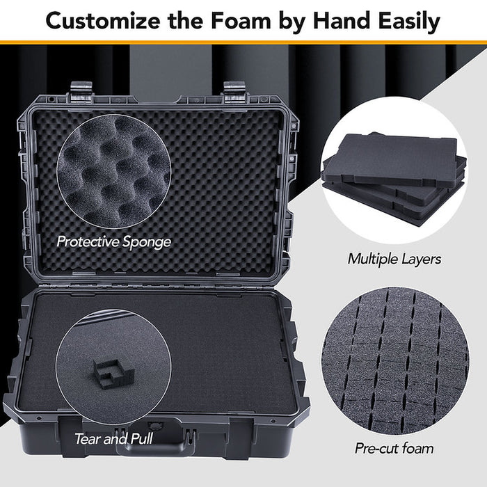 Lykus HC-6020 防水ハードケース 内寸:59.3x42.3x19cm