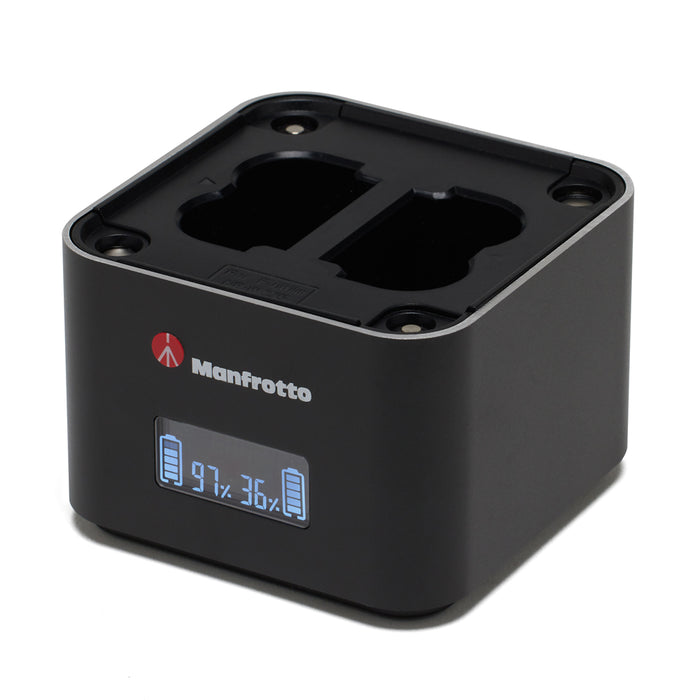 Manfrotto MANPROCUBEF Pro CUBE3 ツインチャージャー 富士フイルム用