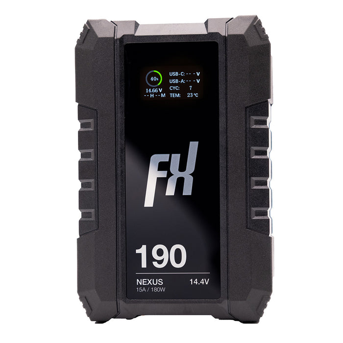 FXLION BP-190SL 液晶ディスプレイ付スマートVマウントバッテリー NEXUS