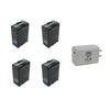 【キャンペーン】IDX SB-U98/PD x4 + UC-PD1S Sony BP-U 14.4Vタイプリチウムイオンバッテリー + USB PD充電器