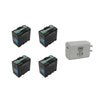 【キャンペーン】IDX SB-U50/PD x4 + UC-PD1S Sony BP-U 14.4Vタイプリチウムイオンバッテリー + USB PD充電器