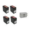 【キャンペーン】IDX SL-F70PD x4 + UC-PD1S SONY Lシリーズ7.2Vタイプリチウムイオンバッテリー 72Wh(7.2V/9.9Ah) + USB PD充電器