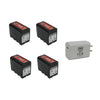 【キャンペーン】IDX SL-F50PD x4 + UC-PD1S SONY Lシリーズ 7.2Vタイプリチウムイオンバッテリー 49Wh(7.27V/6.62Ah) + USB PD充電器
