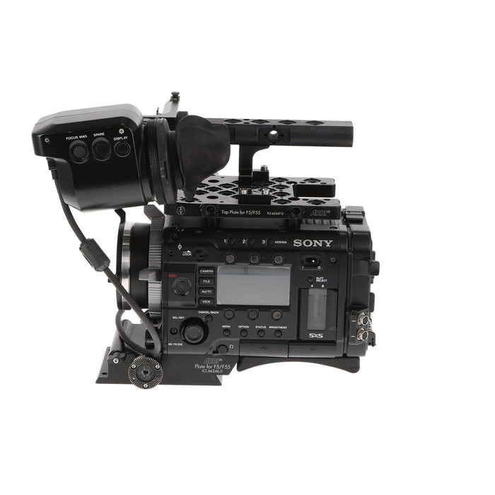 【中古品】SONY PMW-F55 ＋ DVF-EL100 CineAlta 4Kカメラ(ビューファインダー付属)