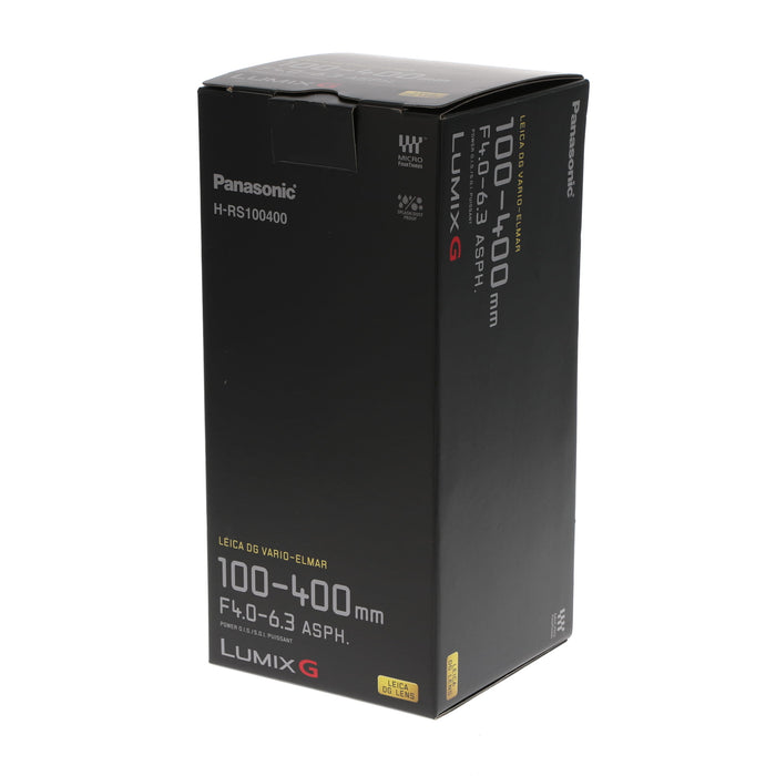 【中古品】Panasonic H-RS100400 LEICA DG VARIO-ELMAR 100-400mm/ F4.0-6.3 ASPH./ POWER O.I.S.