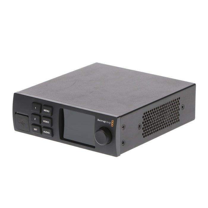 【中古品】BlackmagicDesign CONVNTRM/MB/HOPT + CONVNTRM/YA/SMTPN Teranex Mini HDMI to Optical 12G(Smart Panel付属)