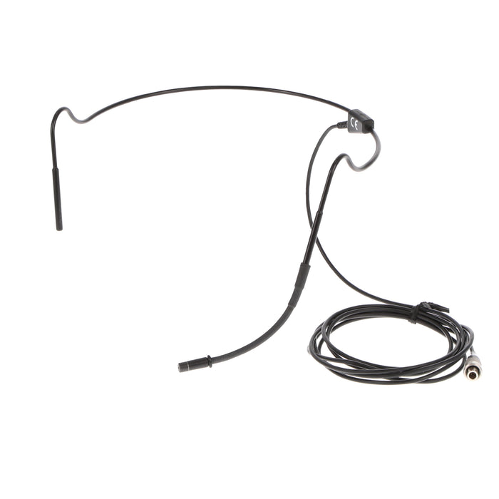 【セール】【中古品】SENNHEISER HS2 + MZA900P-4 ヘッドセットマイクロフォン オムニ(無指向性/ブラック) + MKE XX-4用ファントム電源アダプター