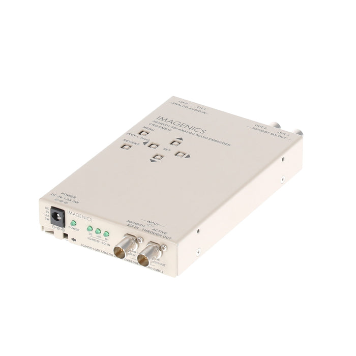 【中古品】IMAGENICS CRO-EMB12 3G/HD/SD-SDI アナログオーディオ エンベダー