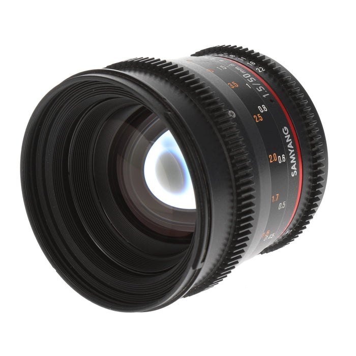 【中古品】SAMYANG 885182 シネマレンズ 50mm T1.5 VDSLR AS UMC キヤノン用