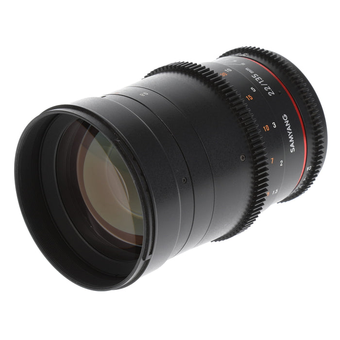 【中古品】SAMYANG 883966 シネマレンズ 135mm T2.2 VDSLR ED UMC キヤノン用