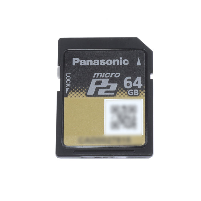 【中古品】Panasonic AJ-P2M064AG microP2カード(64GB)