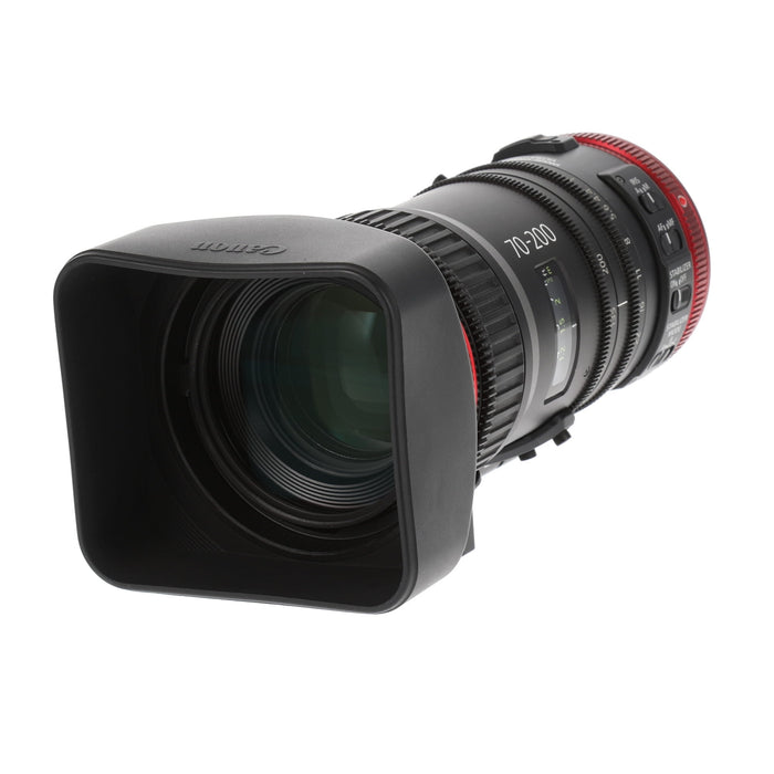 【中古品】Canon CN-E70-200MM T4.4 L IS KAS S COMPACT SERVOレンズ(専用グリップ付属)