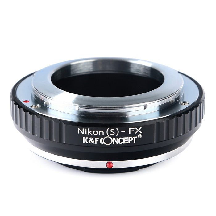 K&F CONCEPT KF-CNRFX レンズマウントアダプター KF-CNRFX(旧コンタックスC・ニコンSマウント(外爪)レンズ → 富士フイルムXマウント変換)